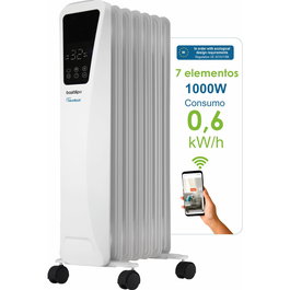 Radiador de Aceite Bastilipo R-ECOFLUID2-7 Blanco 1000 W