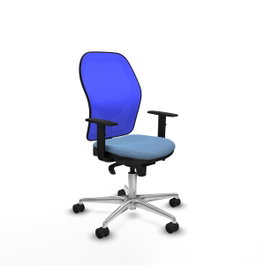 PIQUERAS Y CRESPO Silla de oficina Jorquera Azul cielo y Azul