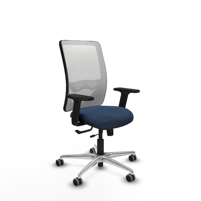 PIQUERAS Y CRESPO Silla de oficina Zulema Azul marino y Blanco PIQUERAS Y CRESPO Silla de oficina Zulema Azul marino y Blanco