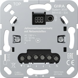 GIRA 541400 S3000 Unidad de control de persianas con entrada de mando auxiliar