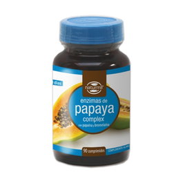 Naturmil Papaya Complex Enzimas 90 Comprimidos - Complemento con Papaína y Vitamina A