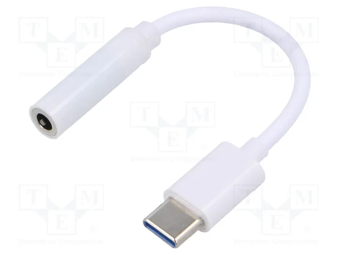 SAVIO Cable Jack 3,5mm a USB C 3.1, 0,12m, Blanco SAVIO Cable Jack 3,5mm a USB C 3.1, 0,12m, Blanco