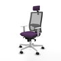 PIQUERAS Y CRESPO Silla de oficina Horna con mecanismo Sincro, Morado y Gris