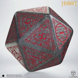 Q Workshop El Hobbit Spindown Jumbo Dado Lunaris TCG D20