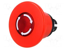 ABB Interruptor de emergencia rojo 22mm