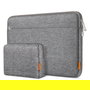 Inateck LB01005-13 Funda rígida para portátil 13.3" (33.8 cm) a prueba de salpicaduras y rayones, Gris