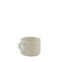 Summa Taza Apilable Vitro Porcelana 25 cl, Acabado Te, Marfil, 6 cm de Alto (Set de 6)