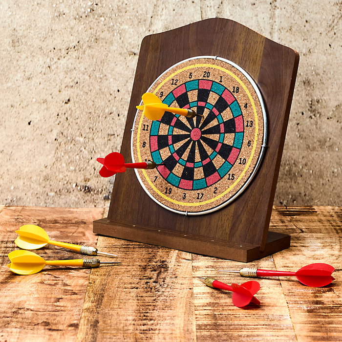 Mister Gadget Juego Dardos Madera