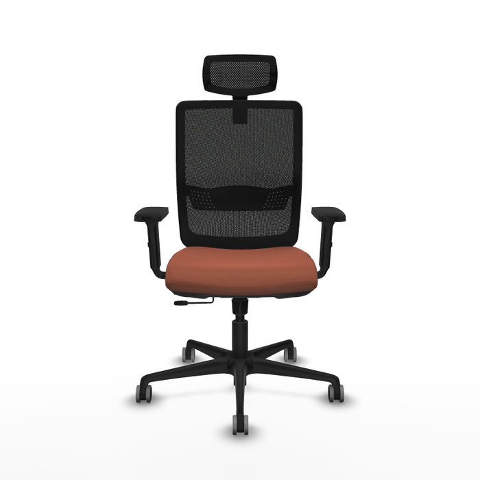 PIQUERAS Y CRESPO Silla de oficina Haches con mecanismo Sincro/Traslack Marrón y Negro PIQUERAS Y CRESPO Silla de oficina Haches con mecanismo Sincro/Traslack Marrón y Negro