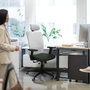 PIQUERAS Y CRESPO Silla de oficina Haches con mecanismo Sincro/Traslack Marrón y Negro