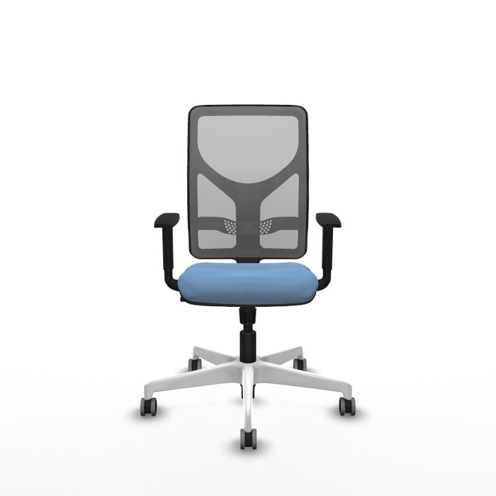 PIQUERAS Y CRESPO Silla de oficina Motilla con mecanismo Sincro, Azul cielo y Gris PIQUERAS Y CRESPO Silla de oficina Motilla con mecanismo Sincro, Azul cielo y Gris