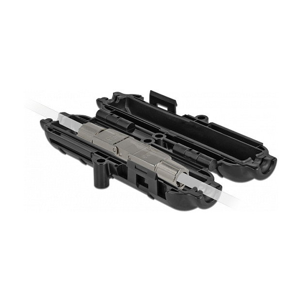 DeLOCK Caja de protección de conexión de cables IP54 Negro