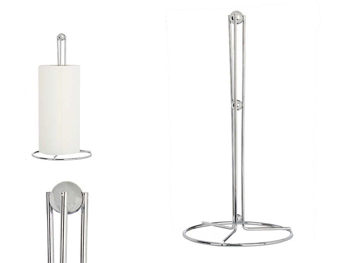 Kinvara Portarrollos Metal Cromado Sencillo Bola Plata 15 x 31 x 15.5 cm (Set de 12) Kinvara Portarrollos Metal Cromado Sencillo Bola Plata 15 x 31 x 15.5 cm (Set de 12)