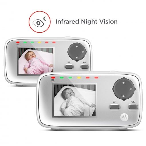 MOTOROLA Vigilabebé Audio y Video con Pantalla