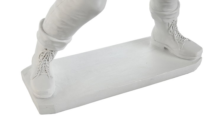 DKD Home Decor Figura Resina Soldier Blanco y Dorado DKD Home Decor Figura Resina Soldier Blanco y Dorado