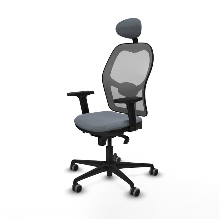 PIQUERAS Y CRESPO Silla de oficina Jorquera Gris con Mecanismo Sincro PIQUERAS Y CRESPO Silla de oficina Jorquera Gris con Mecanismo Sincro