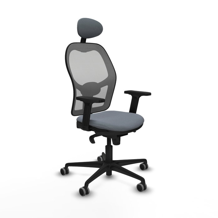 PIQUERAS Y CRESPO Silla de oficina Jorquera Gris con Mecanismo Sincro PIQUERAS Y CRESPO Silla de oficina Jorquera Gris con Mecanismo Sincro