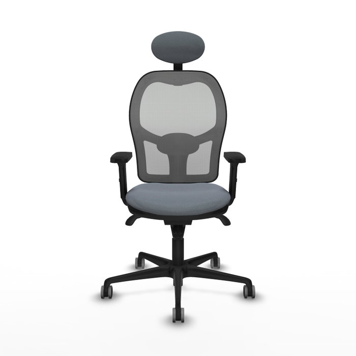 PIQUERAS Y CRESPO Silla de oficina Jorquera Gris con Mecanismo Sincro PIQUERAS Y CRESPO Silla de oficina Jorquera Gris con Mecanismo Sincro
