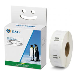 G&G Rollos de etiquetas 25,0 x 54,0 mm para Dymo 11352