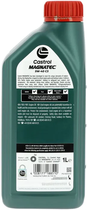 Castrol Magnatec 5W-40 C3 Aceite de Motor 1L Castrol Magnatec 5W-40 C3 Aceite de Motor 1L
