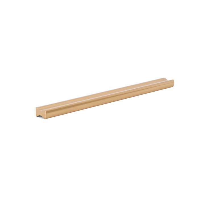 HERRAJES ALK Tirador Aluminio Yokono Acabado Latón Satinado Distancia 160 HERRAJES ALK Tirador Aluminio Yokono Acabado Latón Satinado Distancia 160