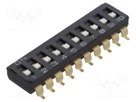 Aratas (Formerly Omron Components) DIP-SWITCH A6S-H de 10 secciones