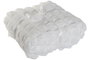 DKD Home Decor Manta Sofa Polar 2c24 Urban Crudo Poliester 170 x 130 cm (2 Unidades)