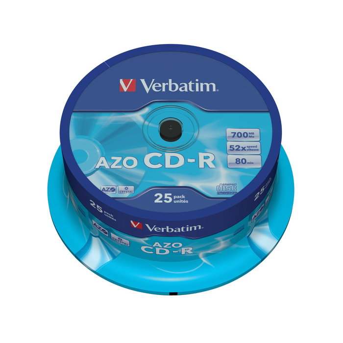 Verbatim DataLifePlus CD-R 700MB 52x Spindle 25 unidades