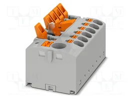 PHOENIX CONTACT PTFIX 6/6X2,5-MTL Conector de carril Push-In Gris