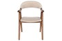 DKD Home Decor Silla Horeca 54 x 81 x 56 cm (2 Unidades) Marron Oscuro Beige