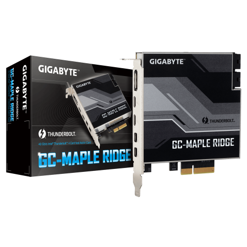 Gigabyte GC-MAPLE RIDGE Tarjeta de expansión Intel Thunderbolt 4 Certificada Gigabyte GC-MAPLE RIDGE Tarjeta de expansión Intel Thunderbolt 4 Certificada