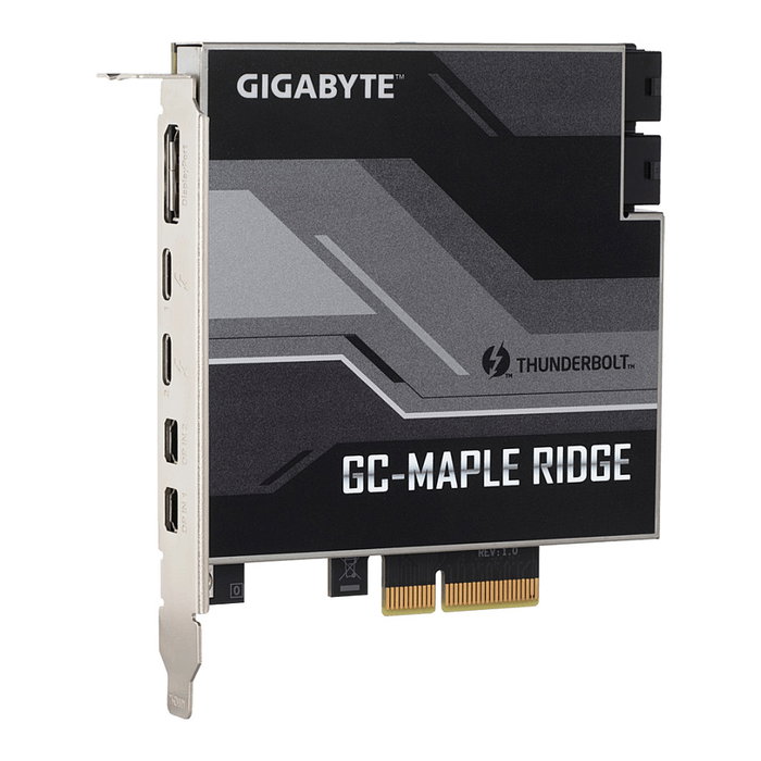 Gigabyte GC-MAPLE RIDGE Intel Thunderbolt 4 Add-in Card 1xDP 2xMini DP 2xThunderbolt 4 40 Gbit/s
