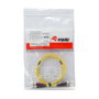 EQUIP Cable de Fibra Óptica OS2 Monomodo Patchkabel 1 m Amarillo, Conectores ST-ST, Full Duplex, Halógeno Libre (LSZH), RoHS, Referencia 252231