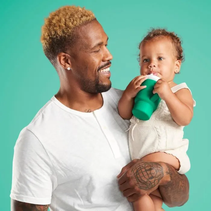 Infantino INF0773554080391 Mi primera taza de Silicona Verde abeto Infantino INF0773554080391 Mi primera taza de Silicona Verde abeto