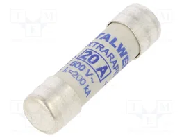 ETI POLAM Fusible de cartucho 10,3x38mm 20A 600VAC aR