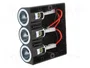 PRO CAR Tomacorriente de encendedor negro 12-24V DC 16A