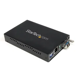 StarTech.com Conversor de Medios Gigabit Ethernet 1Gbps a Fibra Monomodo LC - 40km, 1000Base-LX