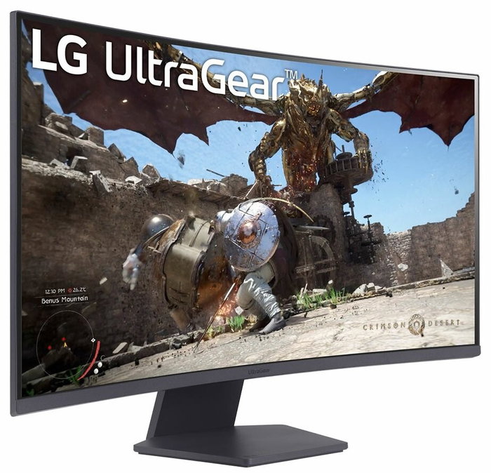 LG UltraGear 32GS60QC-B Monitor Gaming Curvo 32 pulg QHD 180Hz 1ms VA