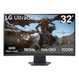 LG UltraGear 32GS60QC-B Monitor Gaming Curvo 32 pulg QHD 180Hz 1ms VA