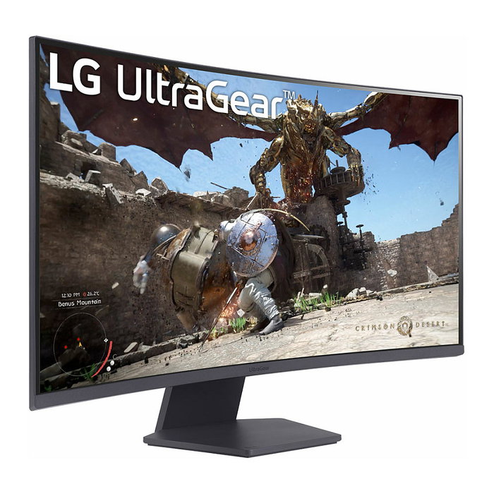 LG UltraGear 32GS60QC-B Monitor Gaming Curvo 32 pulg QHD 180Hz 1ms VA