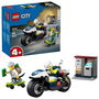 Lego City Police Juego de Construcción Persecución en Moto Policía 4 Años