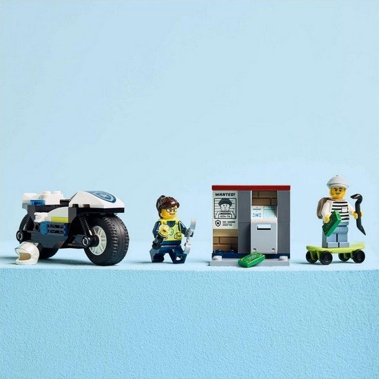 LEGO City Persecución en Moto de Policía 60455