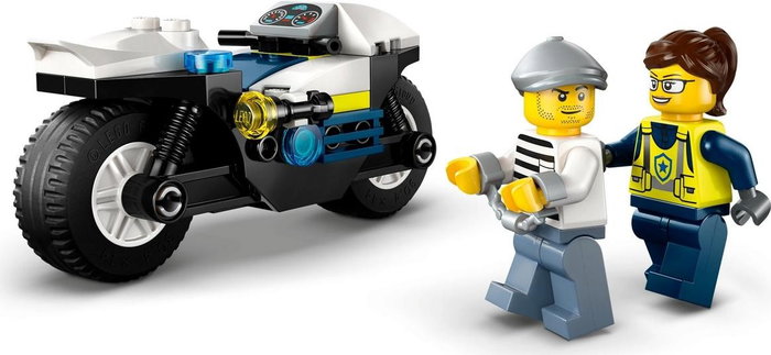 LEGO City Persecución en Moto de Policía 60455