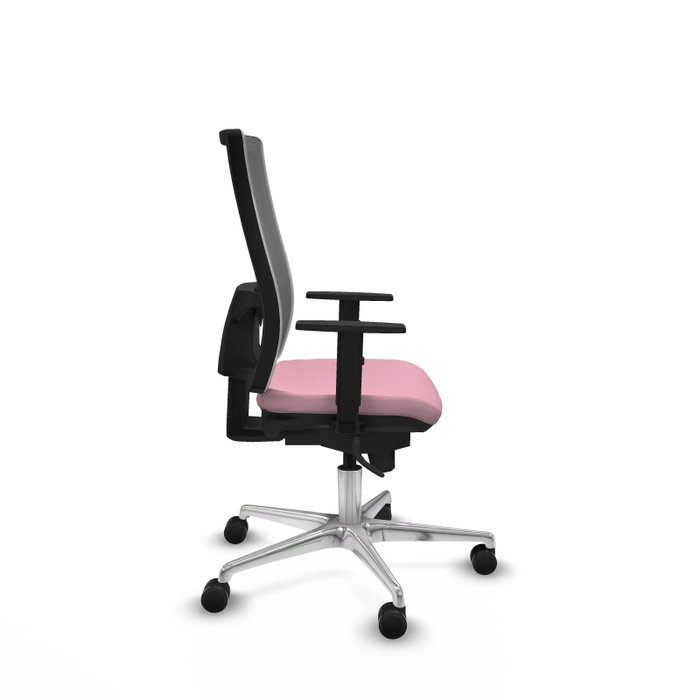 PIQUERAS Y CRESPO Silla de oficina Horna Rosa y Gris PIQUERAS Y CRESPO Silla de oficina Horna Rosa y Gris