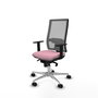 PIQUERAS Y CRESPO Silla de oficina Horna Rosa y Gris