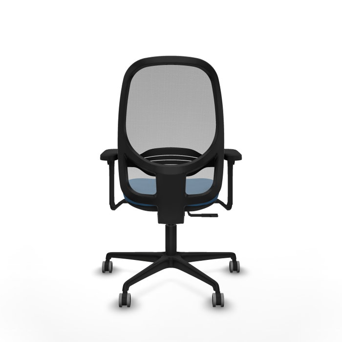 PIQUERAS Y CRESPO Silla de oficina Cilanco con Mecanismo Sincro, Azul claro y Gris