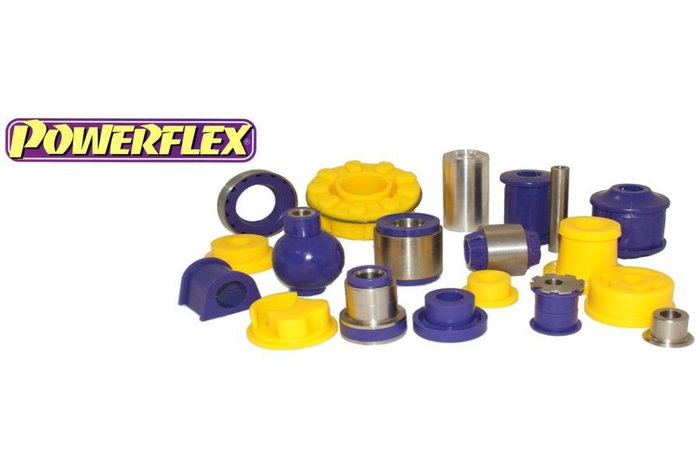Powerflex Kit de Montaje Trasero Sub Frame PFR63-120BLK (1976 On) Poliuretano Serie Negra