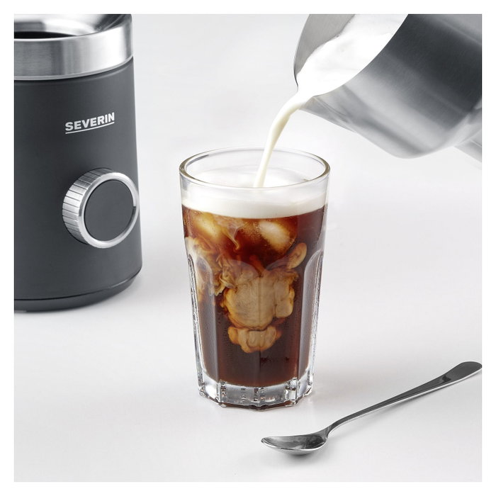 Severin Spuma 700 Plus Espumador y Calentador de Leche Automático 500 W 0.7L Negro/Acero Inoxidable - SM3587