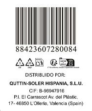 Quttin Cuchillo Chuletero 11 cm Packwood (36 Unidades) Quttin Cuchillo Chuletero 11 cm Packwood (36 Unidades)