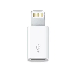 3GO Adaptador A200 Conector Micro-USB a Lightning 8 Pin para iPhone, iPad, iPod - Blanco
